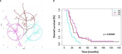 Glioblastoma survival is associated with distinct proteomic alteration signatures post chemoirradiation in a large-scale proteomic panel